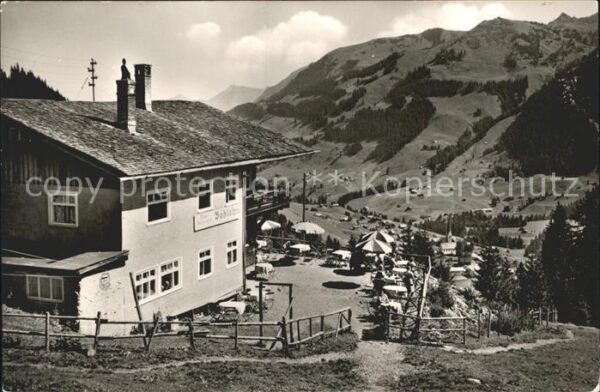 Mittelberg Kleinwalsertal Blick von der Bühlalpe
