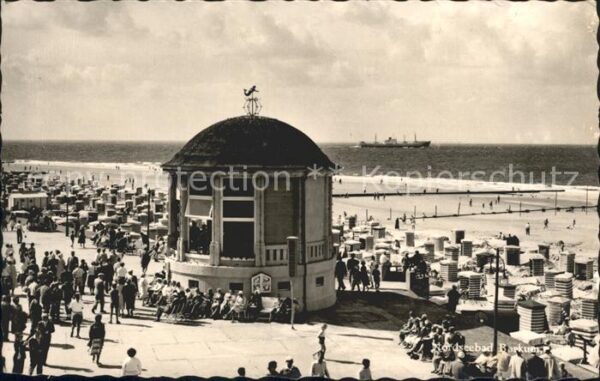 Borkum Nordseebad Strandpartie