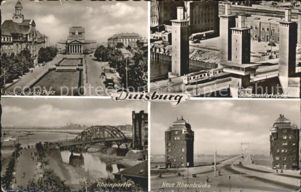 Duisburg Ruhr König Heinrich Platz Schwanentorbrücke