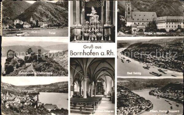 Kamp-Bornhofen Total Kirche Kloster Liebenstein Sterre