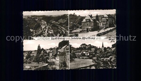 Kyllburg Rheinland-Pfalz mit Schloss Malberg