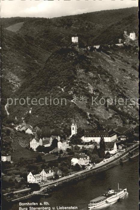 Kamp-Bornhofen am Rhein Burg Sterrenberg und Liebenste