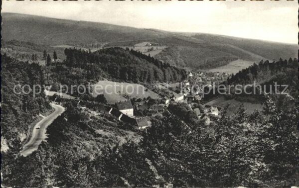 Bad Grund Blick vom Hübichenstein