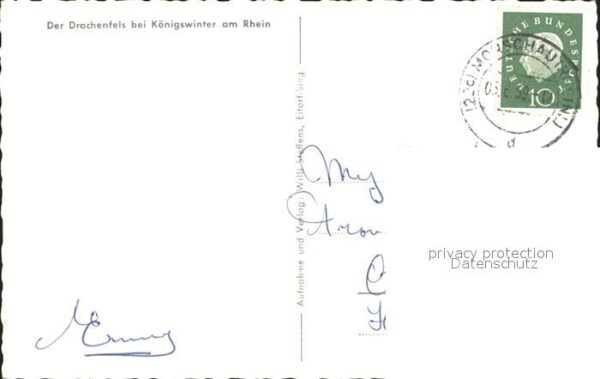 Koenigswinter Der Drachenfels mit Burg – Bild 2