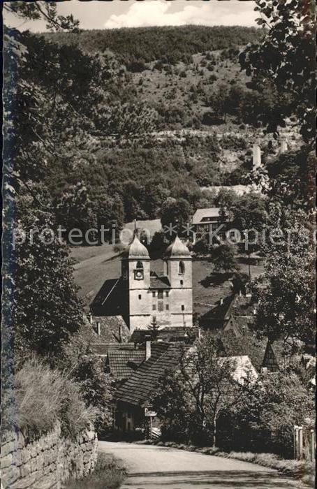 Wiesensteig Dorfpartie Kirche