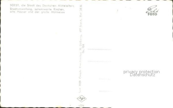 Soest Arnsberg Rathaus Strasse und Dom – Bild 2