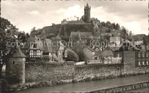 Dillenburg Stadtmauer Stadtkirche Schlossberg und
