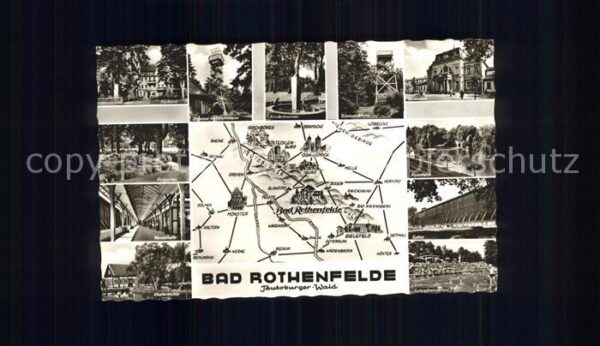 Bad Rothenfelde Lageplan Kurhaus Aussichtsturm Kinderbr