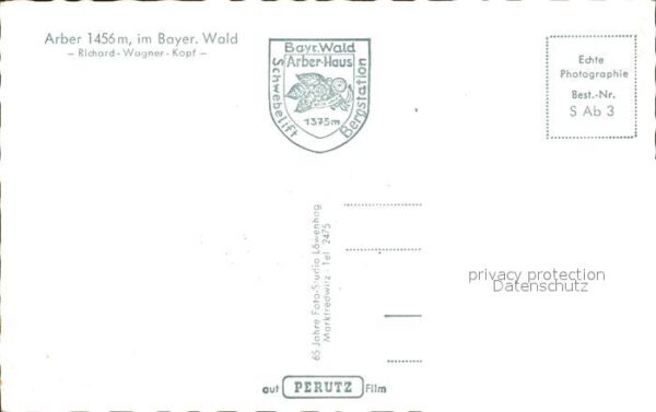Arberhuette Gr Arber Richard Wagner Kopf – Bild 2