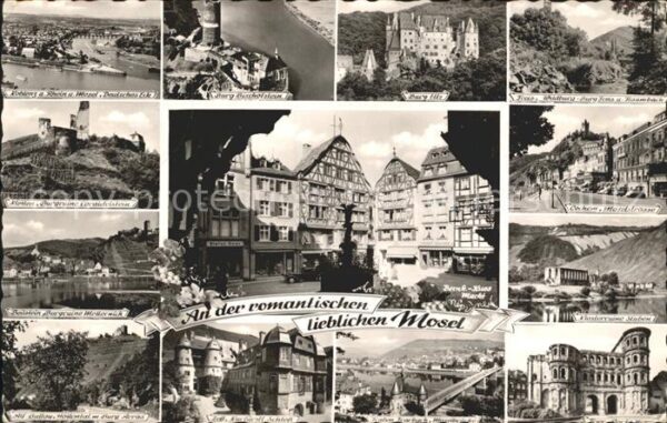 Mosel Region Dt Eck Burg Bischofsteom Birg Eötu Burg