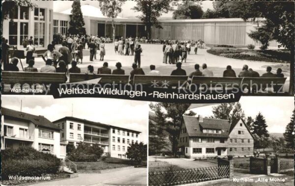 Reinhardshausen Bad Wildungen Wandelhalle Waldsanatoriu