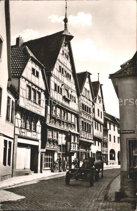 Muenstereifel Bad Orchheimerstrasse mit Windeckhaus Pferd