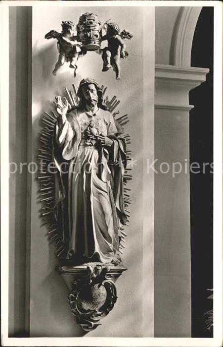 Todtmoos Christkönig Statue in der Wallfahrtskir