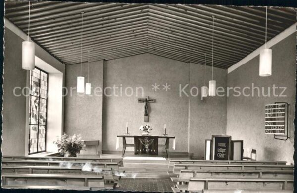 Todtmoos Ev Kirche Inneres
