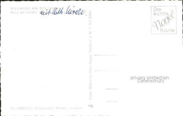 Weilburg Partie am Landtor Kath Kirche – Bild 2