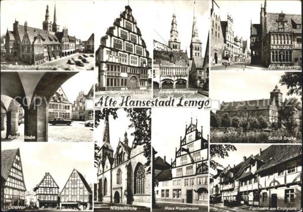 Lemgo Rathaus Nikolaikirche Hexenbürgermeiste
