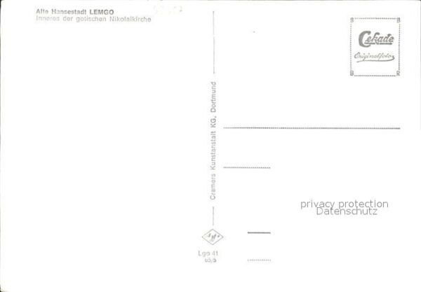 Lemgo Inneres der gotischen Nikolaikirche – Bild 2
