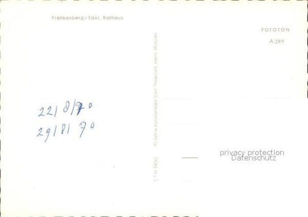 Frankenberg Eder Rathaus – Bild 2