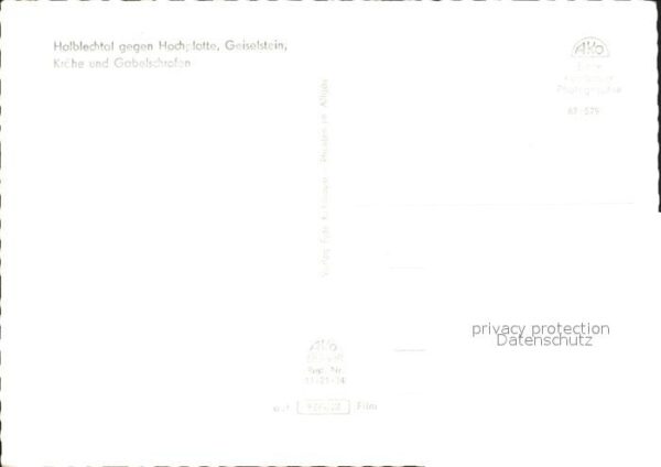 Halblech Halblechtal mit Hochplatte Geiselstein – Bild 2