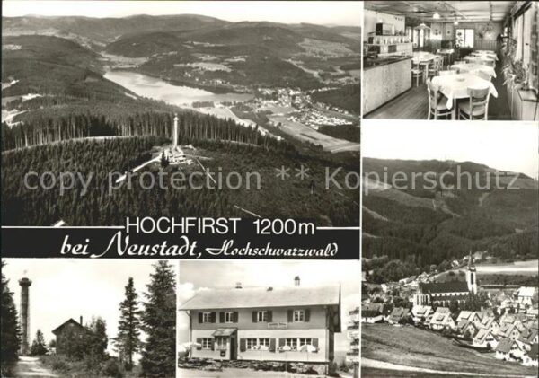 Titisee-Neustadt Panorama Hochfirst Berggasthaus Fürsten