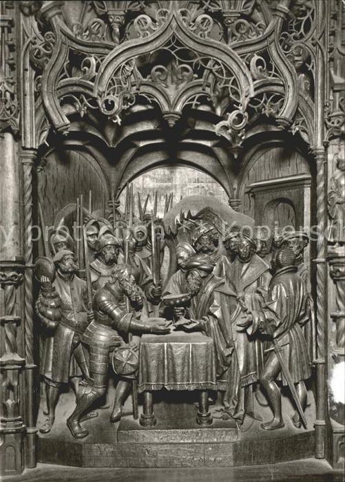Schleswig Holstein Dom Bordesholmer Altar Eichenholz Abrah