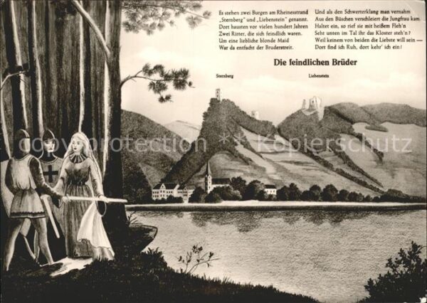 Kamp-Bornhofen Die feindlichen Brüder Burg Sterrenberg