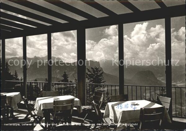 Bad Reichenhall Predigtstuhl Berghotel Terrasse Reitera