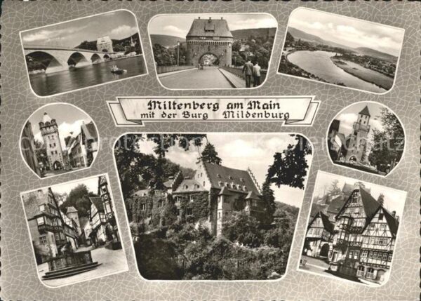 Miltenberg Main Brücke Tor Brunnen Ortsansichten