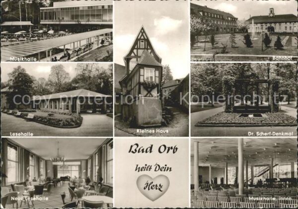 Bad Orb Musikhalle Bahnhof Lesehalle Kleines Ha