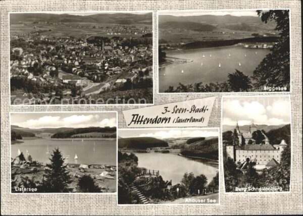 Attendorn mit Biggesee Listersee Ahauser See Burg
