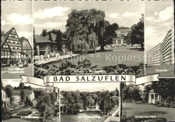 Bad Salzuflen Alte Häuser Lange Str Kurhaus Wandelhal