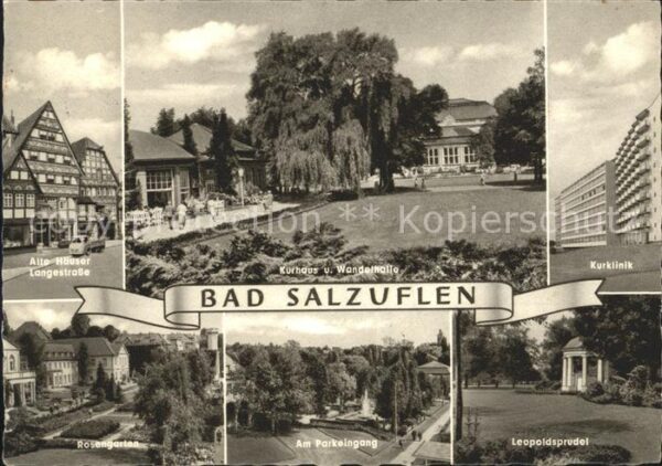 Bad Salzuflen Alte Häuser Langestr Kurhaus Wandelhall