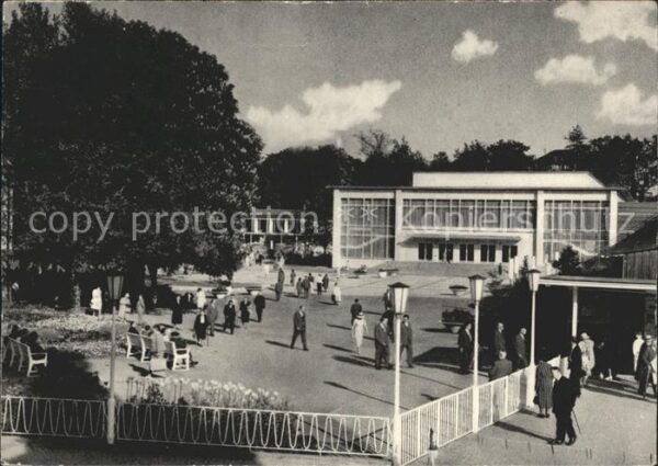 Bad Salzuflen Kurparkeingang Konzerthaus Wandelhalle