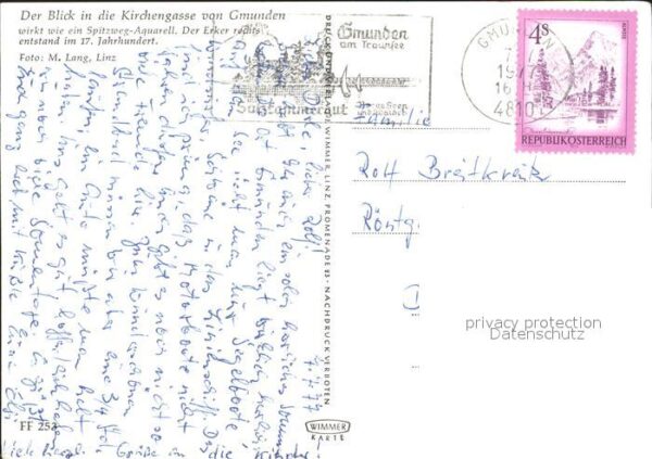 Gmunden Salzkammergut Kirchengasse Erker – Bild 2