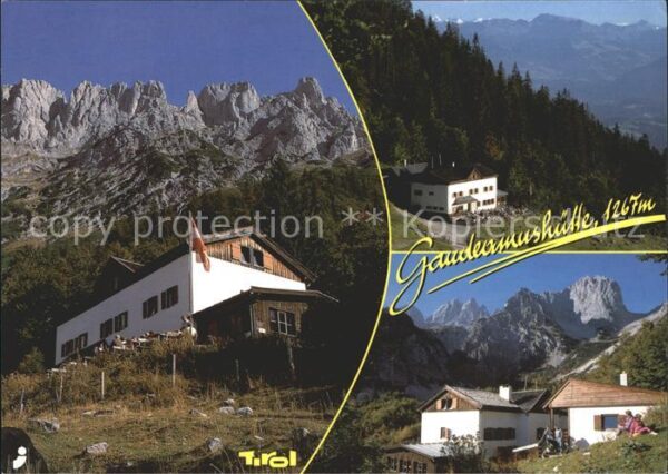Going Wilden Kaiser Tirol Gaudeasmushütte Karlspitze Törlspitzen