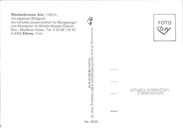 Ellmau Tirol Wochenbrunner Alm Freiterrasse Treffaue – Bild 2