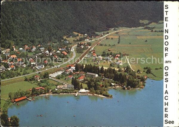 Steindorf Ossiacher See Fliegeraufnahme