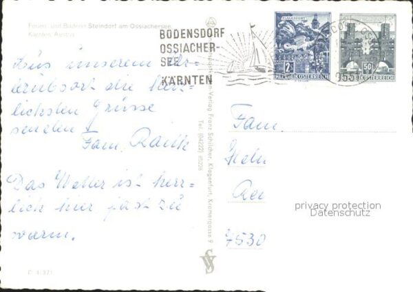 Steindorf Ossiacher See Fliegeraufnahme – Bild 2