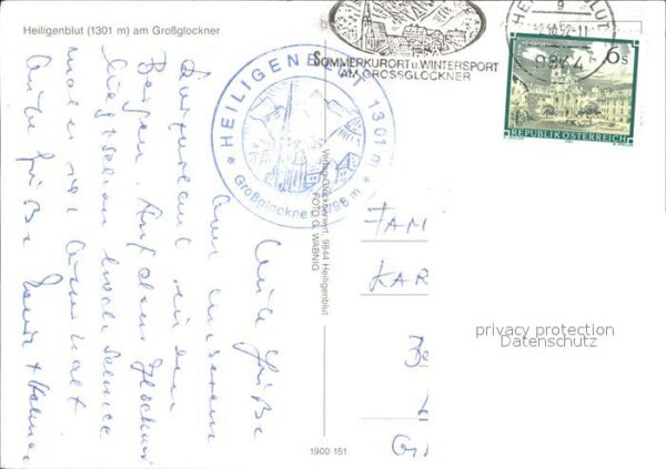 Heiligenblut Kaernten Ortsblick Kirche Grossglockner – Bild 2