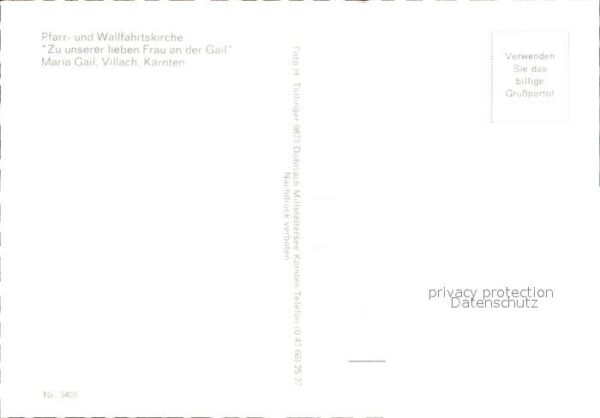 Villach Kaernten Wallfahrtskirche Zu unserer lieben Frau – Bild 2
