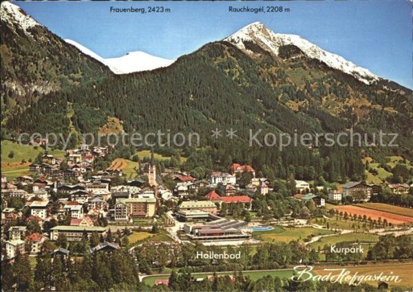 Bad Hofgastein Panorama Hallenbad Kurpark Frauenberg R