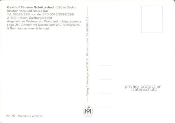 Unken Gasthof Pension Schütterbad  Gastraum P – Bild 2