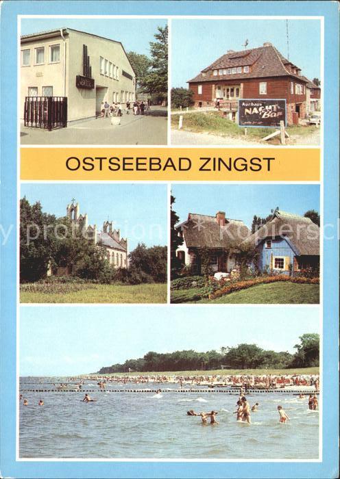 Zingst Ostseebad Strand Reetdachhäuser