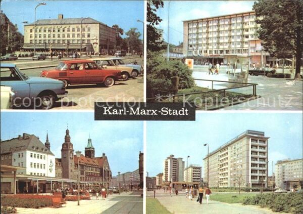 Karl-Marx-Stadt Interhotel Chemnitzer Hof und Moskau