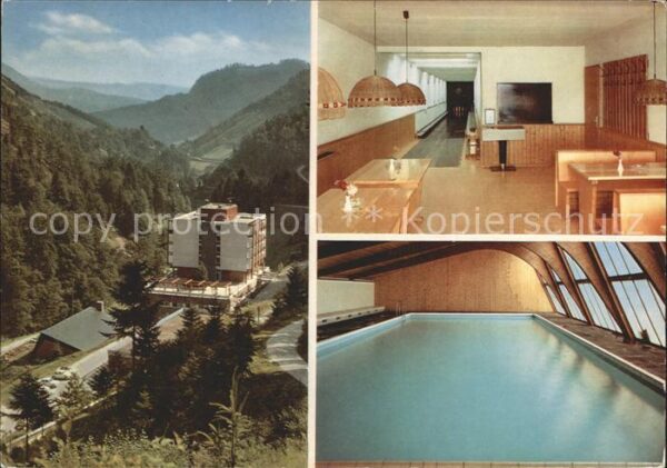 Oppenau Liebach Erholungsheim Haus Wasserfall S