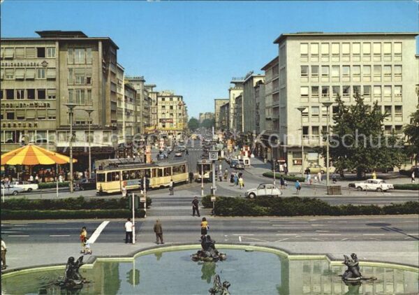 Mannheim Planken Strassenbahn
