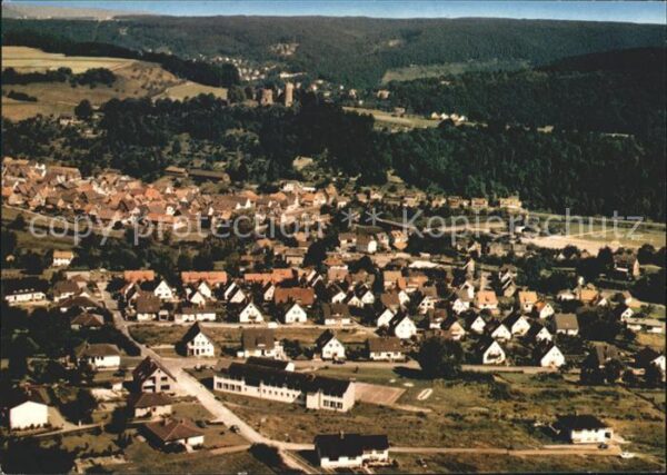 Helmarshausen Fliegeraufnahme am Reinhardswald