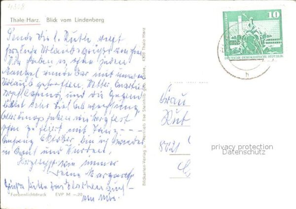 Thale Harz Blick vom Lindenberg – Bild 2
