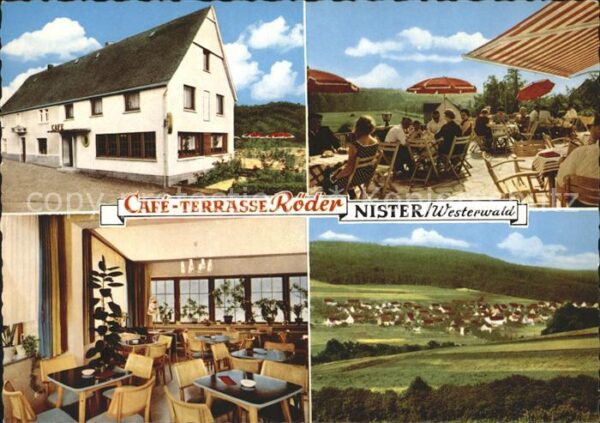 Nistertal Westerwald Cafe Terrasse Röder
