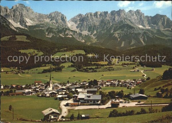 Ellmau Tirol mit Wilden Kaiser